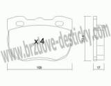 BRZDOV DESTIKY - PEDN LAND ROVER LAND ROVER 90      1984-90 - kliknte pro vt nhled