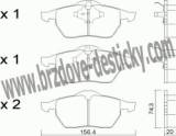 BRZDOV DESTIKY - PEDN AUDI A4 Quattro (8D)            1995-01 - kliknte pro vt nhled