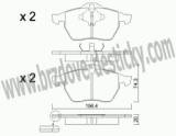 BRZDOV DESTIKY - PEDN VOLKSWAGEN PASSAT (35I)        1988-97 - kliknte pro vt nhled