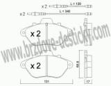 BRZDOV DESTIKY - ZADN RENAULT CLIO II        1998-05 - kliknte pro vt nhled