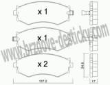 BRZDOV DESTIKY - PEDN NISSAN PRAIRE (M11)         1989-95 - kliknte pro vt nhled