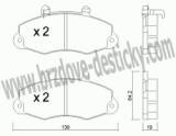 BRZDOV DESTIKY - PEDN FORD TRANSIT  /80/       1977-00 - kliknte pro vt nhled