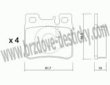 BRZDOV DESTIKY - ZADN MERCEDES Classe C /202/               1993-00 - kliknte pro vt nhled