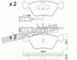 BRZDOV DESTIKY - PEDN FORD ESCORT                1990-03 - kliknte pro vt nhled