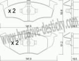 BRZDOV DESTIKY - PEDN VOLKSWAGEN VENTO               1991-97 - kliknte pro vt nhled