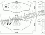 BRZDOV DESTIKY - PEDN VOLKSWAGEN POLO Variant (6KV)  1999-01 - kliknte pro vt nhled