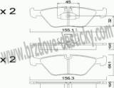 BRZDOV DESTIKY - PEDN BMW X3 (E83)  2003- - kliknte pro vt nhled