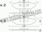 BRZDOV DESTIKY - PEDN VOLKSWAGEN BORA                1998-05 - kliknte pro vt nhled