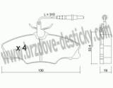 BRZDOV DESTIKY - PEDN PEUGEOT 406      /1996-04 - kliknte pro vt nhled