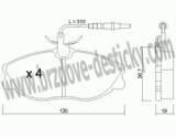 BRZDOV DESTIKY - PEDN PEUGEOT 406      /1996-04 - kliknte pro vt nhled