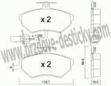 BRZDOV DESTIKY - PEDN AUDI A4 (8E-8H)                 2001-04 - kliknte pro vt nhled