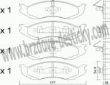 BRZDOV DESTIKY - PEDN JEEP CHEROKEE (XJ)           1985-01 - kliknte pro vt nhled