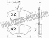 BRZDOV DESTIKY - PEDN RENAULT GRAND ESPACE   1997-02 - kliknte pro vt nhled