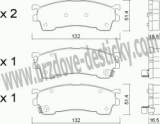 BRZDOV DESTIKY - PEDN MAZDA 626 Kombi (GW)  1997-03 - kliknte pro vt nhled