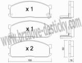 BRZDOV DESTIKY - PEDN MAZDA Serie E  1981-99 - kliknte pro vt nhled