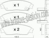 BRZDOV DESTIKY - PEDN HONDA PRELUDE (BA)            1987-92 - kliknte pro vt nhled