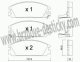 BRZDOV DESTIKY - PEDN HONDA ACCORD III (CA-CA)      1985-89 - kliknte pro vt nhled