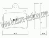 BRZDOV DESTIKY - ZADN MERCEDES Classe C /202/               1993-00 - kliknte pro vt nhled