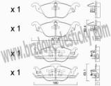 BRZDOV DESTIKY - PEDN OPEL ASTRA G      1997-04 - kliknte pro vt nhled