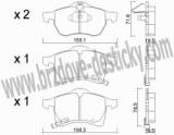 BRZDOV DESTIKY - PEDN OPEL ASTRA G      1997-04 - kliknte pro vt nhled