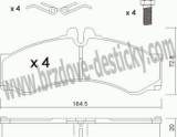BRZDOV DESTIKY - PEDN VOLKSWAGEN LT 46             1996- - kliknte pro vt nhled