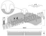 BRZDOV DESTIKY - PEDN MERCEDES SPRINTER 400 (4,6 Ton)      1995- - kliknte pro vt nhled