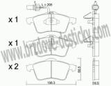 BRZDOV DESTIKY - PEDN VOLKSWAGEN TRANSPORTER (T4)  1990-03 - kliknte pro vt nhled