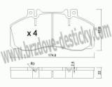 BRZDOV DESTIKY - PEDN MERCEDES 405D-814D (T2)              1977-96 - kliknte pro vt nhled