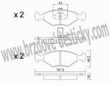 BRZDOV DESTIKY - PEDN FIAT PALIO                       1997- - kliknte pro vt nhled