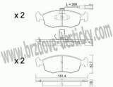 BRZDOV DESTIKY - PEDN LANCIA DEDRA    1989-99 - kliknte pro vt nhled