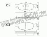 BRZDOV DESTIKY - PEDN FIAT DOBLO                      2000-05 - kliknte pro vt nhled