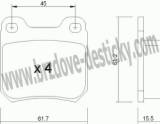 BRZDOV DESTIKY - ZADN OPEL SENATOR B    1986-93 - kliknte pro vt nhled