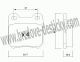 BRZDOV DESTIKY - ZADN OPEL OMEGA A      1986-94 - kliknte pro vt nhled