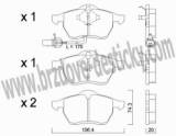 BRZDOV DESTIKY - PEDN VOLKSWAGEN SHARAN              2000- - kliknte pro vt nhled