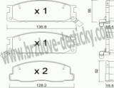 BRZDOV DESTIKY - PEDN TOYOTA LITE-ACE (M3)                1985-92 - kliknte pro vt nhled