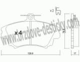 BRZDOV DESTIKY - PEDN SMART SMART FORFOUR     2004- - kliknte pro vt nhled