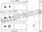 BRZDOV DESTIKY - PEDN ALFA ROMEO 166                   2003- - kliknte pro vt nhled