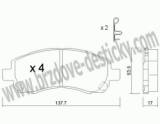 BRZDOV DESTIKY - PEDN SUBARU IMPREZA (GD-GG)    2000- - kliknte pro vt nhled