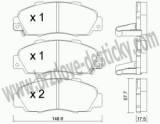 BRZDOV DESTIKY - PEDN HONDA PRELUDE (BB)            1992-96 - kliknte pro vt nhled