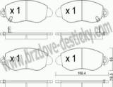 BRZDOV DESTIKY - PEDN FORD TRANSIT          2000-06 - kliknte pro vt nhled