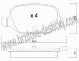 BRZDOV DESTIKY - ZADN FIAT PUNTO  /188/                 2003-06 - kliknte pro vt nhled