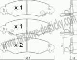 BRZDOV DESTIKY - PEDN OPEL AGILA        2000- - kliknte pro vt nhled