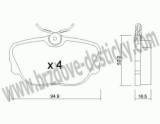 BRZDOV DESTIKY - ZADN LAND ROVER RANGE ROVER II     1994-02 - kliknte pro vt nhled