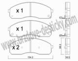 BRZDOV DESTIKY - PEDN KIA CARNIVAL II   2001-06 - kliknte pro vt nhled