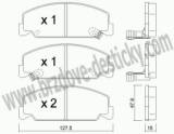 BRZDOV DESTIKY - PEDN HONDA CIVIC Shuttle (EE)      1987-95 - kliknte pro vt nhled