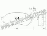 BRZDOV DESTIKY - PEDN MAZDA 323 (BJ)                1998-04 - kliknte pro vt nhled