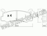 BRZDOV DESTIKY - ZADN MAZDA 323 (BF)                1985-89 - kliknte pro vt nhled