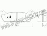 BRZDOV DESTIKY - ZADN MAZDA 323 (BG)                1989-94 - kliknte pro vt nhled