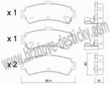 BRZDOV DESTIKY - ZADN NISSAN ALMERA (N15)            1995-00 - kliknte pro vt nhled