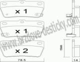 BRZDOV DESTIKY - ZADN TOYOTA RAV4 II (XA2)        2000- - kliknte pro vt nhled